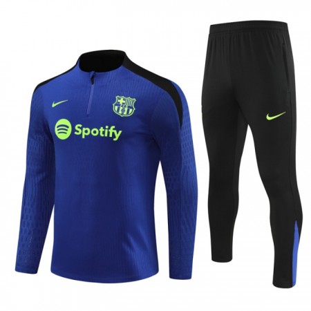 Barcelona Felpe da Allenamento 2024-25 Quarto-Zip Blu Barcelona Felpe da Allenamento 2024-25 Quarto-Zip Blu